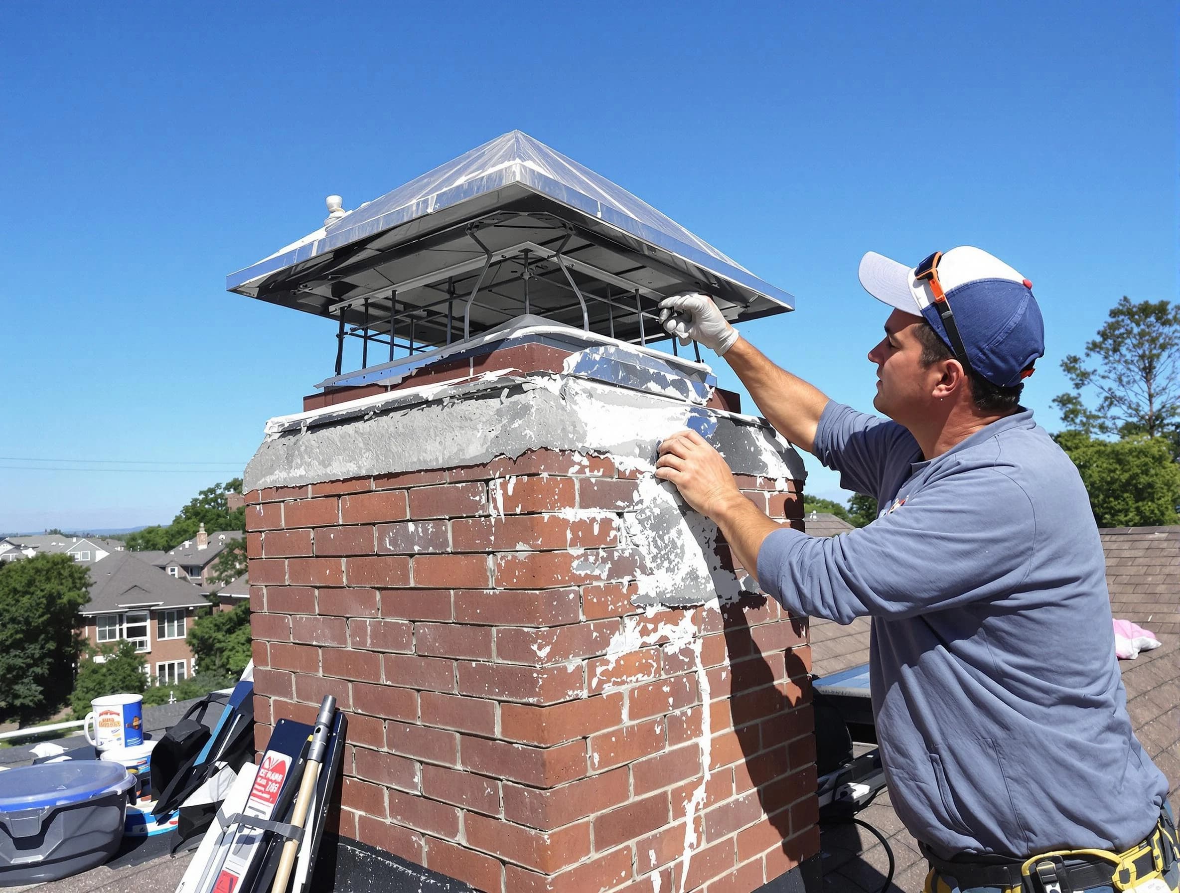 Chimney Crown Services service in Grayson, GA