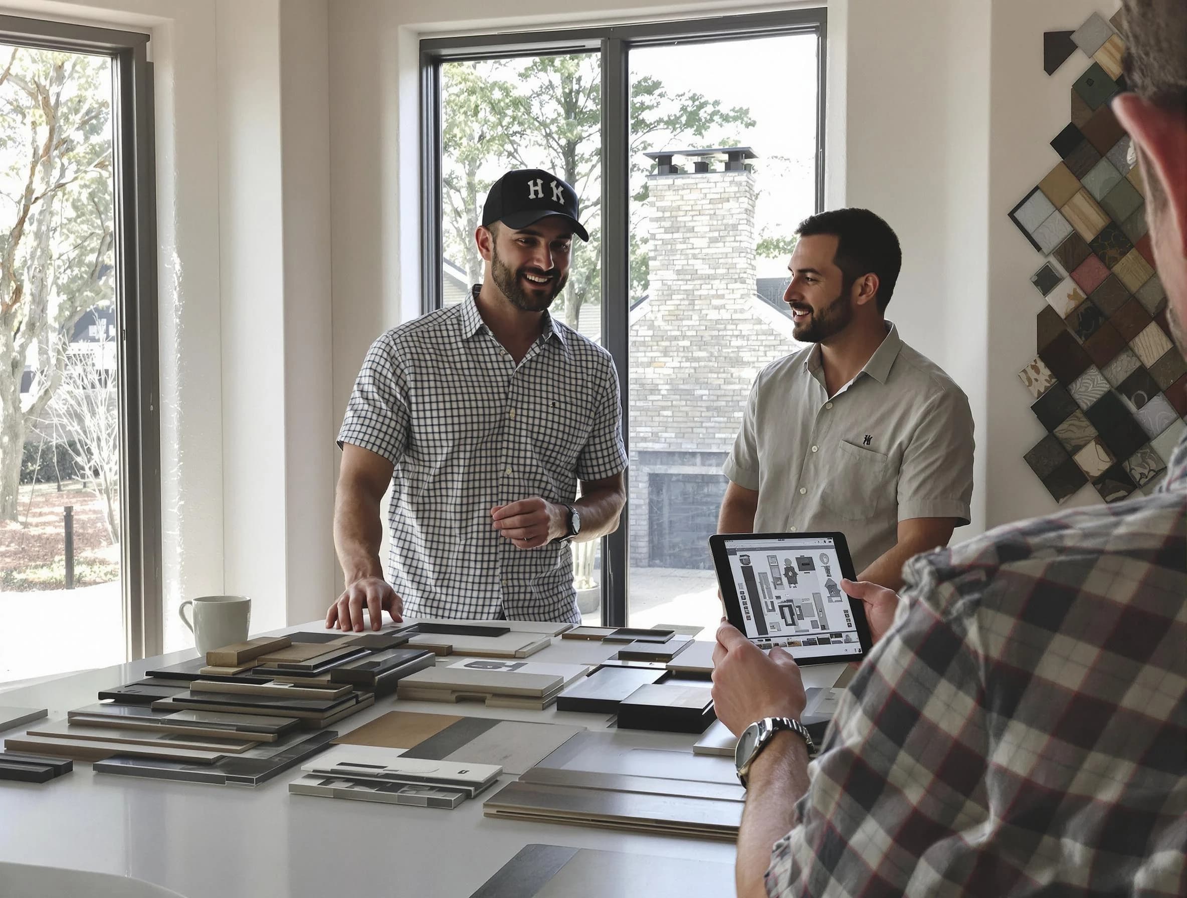 Grayson Chimney Sweep remodeling a chimney and fireplace in Grayson, GA