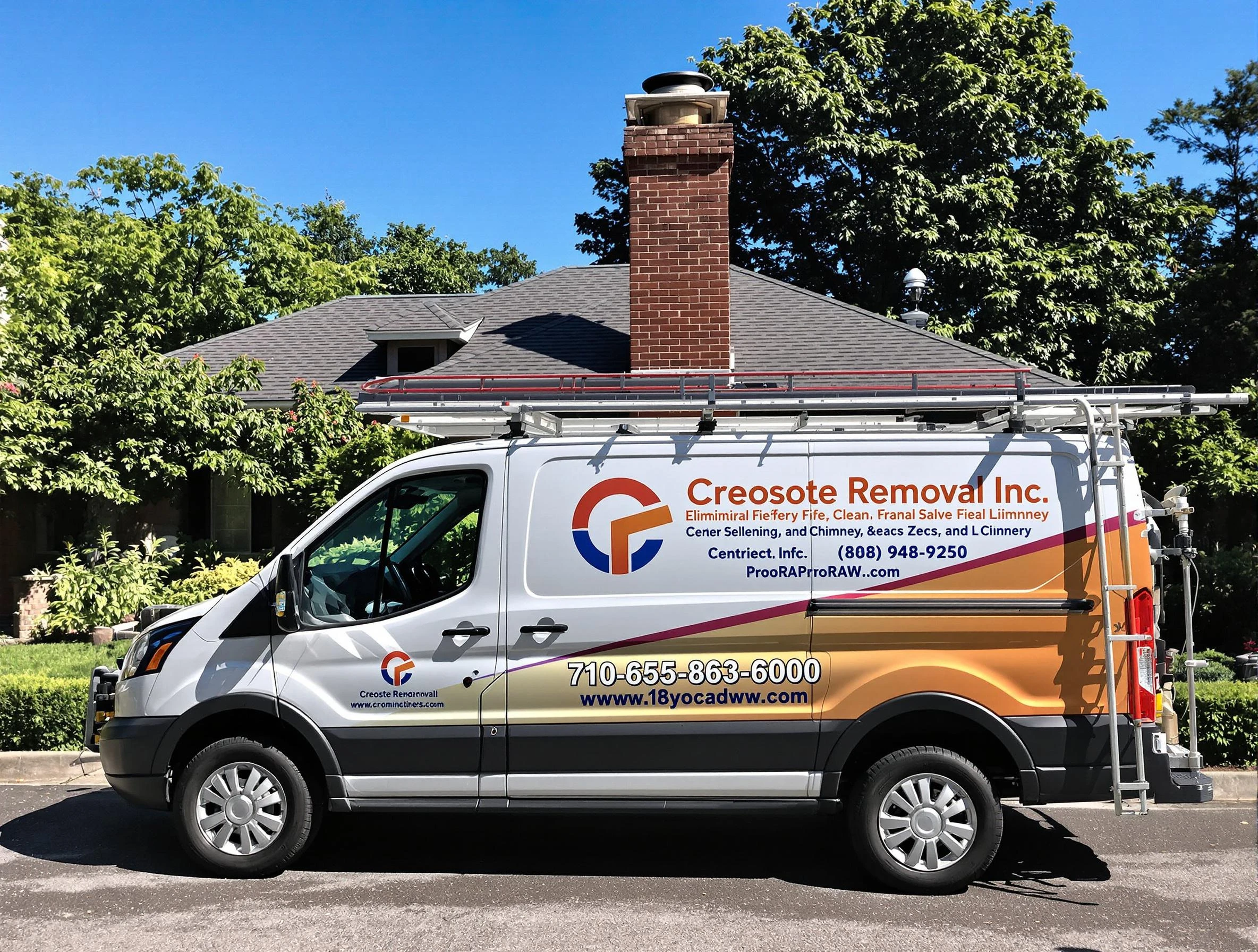 Grayson Chimney Sweep technician removing creosote safely in Grayson, GA